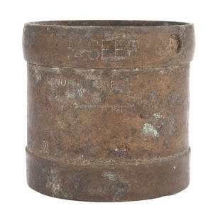 Hecho a mano antiguo Color latón y cobre de vidente taza - Product Image 1