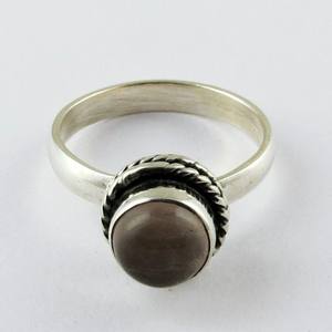 Fiesta, diversión Anillos de plata de ley 925, cuarzo rosa, plata fina 925 - Product Image 2