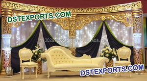 การตกแต่งเวทีงานแต่งงานของราชวงศ์ปากีสถานการตกแต่งเวทีงานแต่งงานอินเดียการตกแต่งเวทีการตกแต่งเวทีการตกแต่งงานแต่งงานแบบกำหนดเองการติดตั้งในสหราชอาณาจักร - Product Image 3