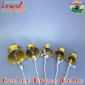 Cloche de porte décorative de style église en laiton poli pour la maison, le jardin ou le montage mural nautique - Product Image 5