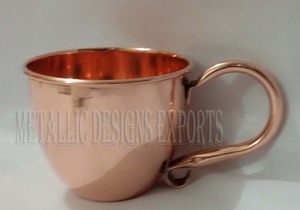 Tasse à café isolée écologique 100% cuivre inoxydable Sublimation 300ml 200ml 14oz 700ml Double cadeau de salle à manger personnalisable - Product Image 3