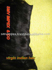 Produits capillaires naturels bruts vente en gros au meilleur prix Excellente vague naturelle indienne non traitée 100% Extension de cheveux humains - Product Image 3