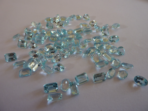 Gema de Topacio azul cielo en forma de pera, piedras preciosas naturales sueltas para joyería de plata - Product Image 3