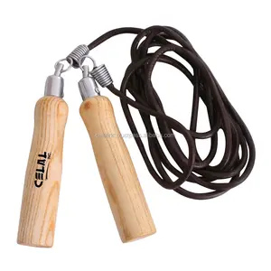 Yoga Jumping Rope With Wooden Handle