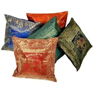 Sarung bantal desain grosir gaya internasional 45x45 sarung bantal tekstil rumah mewah Bohemian/sarung bantal