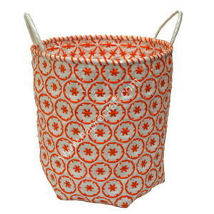 Vietnam <b>Woven</b> Plastic Storage <b>Basket</b> N 3771B PP <b>Bag</b> with Handles Wholesale Home Organization Solution - Product Image 2