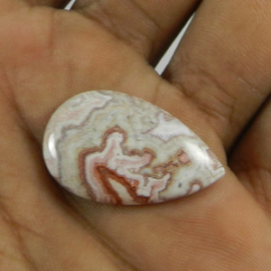 Qualité Fou Agate De Dentelle 4.35 gms Poire 18x29mm de pierres précieuses pour bijoux IG0654 - Product Image 3