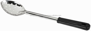 Espumadera/Cuchara de Acero Inoxidable Cromado con Mango de Madera, Antiadherente y Fácil de Limpiar - Product Image 4