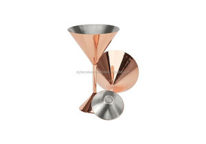 Stainless Steel <b>Wine</b> Glass <b>Goblet</b> Luxury Champagne Glass for Bar Party Wedding Martini Glass with Copper Color - Product Image 2