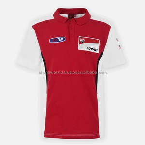 Camiseta ajustada de manga corta para hombre, polo 2023 de algodón, OEM, 100% - Product Image 4