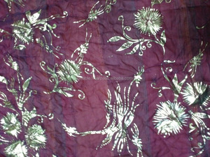 Bufandas hechas a mano para uso diario, pañuelos de gasa de seda suave, a la moda, color verde claro, para invierno, hechos a mano, nueva India - Product Image 3