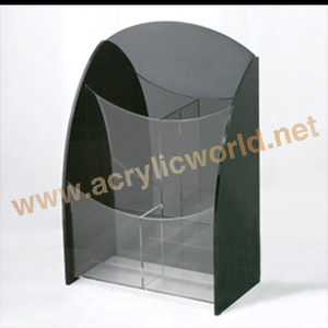 Soporte acrílico para folleto colgante, Exhibidor de folleto acrílico, 4 lados - Product Image 4