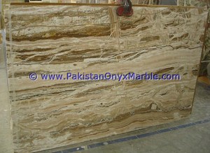 Collection de dalles en travertin onyx, pierre naturelle, marbre, coupe en veinage croisé, poli, grande dalle - Product Image 2