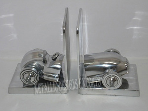 Fabricante de diseños de aviones de alta calidad, venta al por mayor, sujetalibros de árbol negro, soporte de extremo de libro, sujetalibros de Metal - Product Image 2