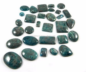 30ชิ้นธรรมชาตินีออน Apatite 100 Gms ฟรีฟอร์ม Cabochon พลอยหลวม IG0536 - Product Image 1