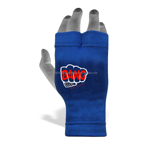 Alta calidad Boxeo MMA Punzonado Gel elástico Vendajes acolchados Soporte de muñeca rápido con manoplas de gel internas Envolturas de mano - Product Image 3