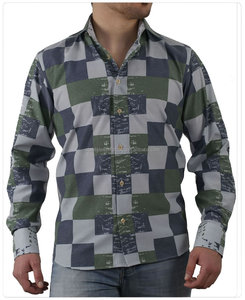 เสื้อ Skiny ทรงสลิมฟิตเสื้อมิลานรุ่นใหม่ corbat rubashka hemd เสื้อเชิ้ตผลิตจากตุรกีคล่องตัว