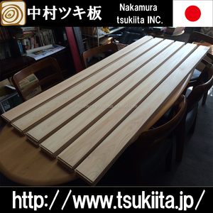 Pisos de madera hechos a mano japoneses de lujo con diseño tradicional de ranura de lengüeta a juego en los extremos para villas construidas en Japón - Product Image 3
