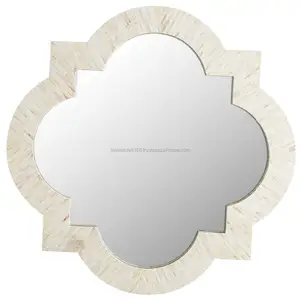 Espejo de pared de nácar decorativo de lujo hecho en Vietnam - Product Image 1