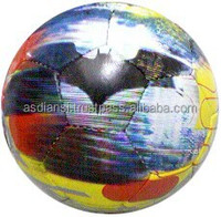 Ballons de football en PVC personnalisés, logo promotionnel, entraînement sportif, cousus à la main, résistants à l'eau, haute rétention d'air