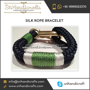 Smooth Supreme Finish Colorful Silk <b>Rope</b> <b>Bracelet</b> at Discounted RateHandmade Creations - Product Image 1