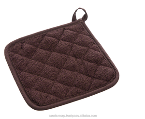 ที่ใส่หม้อผ้าฝ้ายพิมพ์ลายสีเขียวสำหรับใส่หม้อแบบเย็บ - Product Image 4