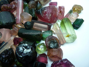 Turmalina al por mayor: Gemas naturales en bruto multicolor, tamaños personalizados para fabricación y suministro - Product Image 2