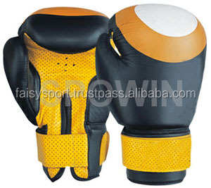Guantes de boxeo de Gel Pro para hombres y mujeres con envolturas de mano para Muay Thai Kick Boxing Sparring Material de cuero de entrenamiento - Product Image 3