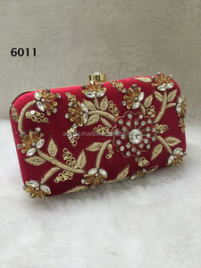 Elegant Velvet Clutch <b>Purse</b> for Women by Anshul Bijoux India 41826 - Product Image 1