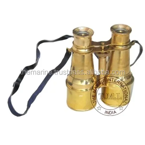 Nautical Solid Brass Binocular Handcrafted Shiny Brass Binocular Collectible Full Brass Binocular perfect Gift Item For Family