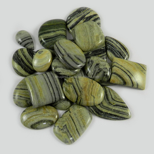 100 gms de la onda Natural jasper 22 pcs forma libre cabujón piedras preciosas para joyería de diseñador IG0152 - Product Image 4