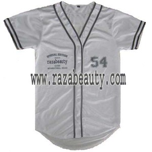 Offre Spéciale chemise de baseball raglan en polyester 100% vierge personnalisée/maillot de baseball personnalisé boutonné - Product Image 3