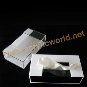tissue box Colored Acrylic Tissue Box /Personalized Tissue Box/Acrylic Tissue Colorful Box tissue box/napkin <b>rack</b> - Product Image 4