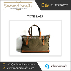 Sac fourre-tout en toile Chevron de qualité supérieure d'une marque de confiance - Product Image 1