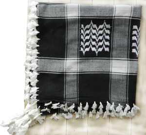 YASHMAGH écharpe arabe Shemagh 100% coton Style carré de haute qualité Design personnalisé Protection quotidienne pour les musulmans printemps - Product Image 1