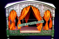 Palanquin Royal Traditionnel et Moderne, Doli, Palki pour Mariage, Événement, Fête, en Bois Traité, Durable, Taille Personnalisée, Princesse Raj