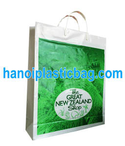 ถุงพลาสติก HDPE ย่อยสลายได้ แบบมีหูหิ้วแข็ง พร้อมพิมพ์กราเวียร์ - Product Image 2