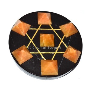 Black Agate With Golden Quartz Healing Kit - Product Image 1