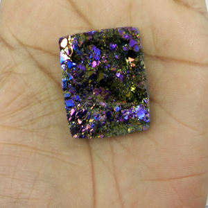 อิชู เจมส์ หินดรอยซ์ธรรมชาติ คุณภาพ AA ขนาด 30x37 มม. รูปทรงสี่เหลี่ยมผืนผ้า น้ำหนัก 19.0 กรัม หินธรรมชาติที่มีเอกลักษณ์ - Product Image 1