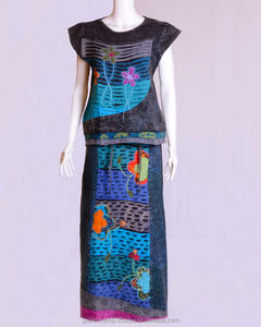 Vestido largo con estampado multicolor HHCS 126 A - Product Image 2