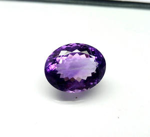 พลอยอเมทิสต์สุดสวยหินอเมทิสต์ทรงเหลี่ยมเพชรพลอยสีเข้มสำหรับทำเครื่องประดับอัญมณีราคาขายส่ง - Product Image 1