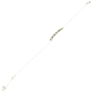 Shri Ashapura Jewels Thinnest Chain <b>Beads</b> Labradorite 925 Sterling <b>Silver</b> Classic Unisex Women's Wedding Party <b>Bracelet</b> - Product Image 5