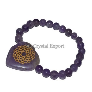 Root Chakra Engraved Oval <b>Bracelets</b> : Wholesale New Design Fashion Chakra <b>Bracelets</b> - Product Image 6