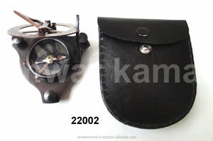 Brújula con esfera solar, antigüedades - Product Image 2