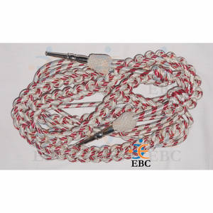 เชือกเส้นเล็ก fourragere สายสะพายไหล่ทำจากวัสดุ PC สำหรับเครื่องแบบพิธีการและอุปกรณ์ป้องกันส่วนบุคคล - Product Image 1