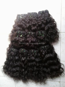 Extensions de cheveux indiens non traités à trame bouclée à prix d'usine - Product Image 3