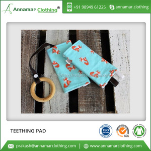 100% Organic Cotton Baby Chew Teething Pads - Product Image 3