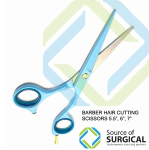 Ciseaux de coiffeur en acier inoxydable pour gaucher avec poignée en céramique Type de beauté à pointe de lame tranchante - Product Image 6