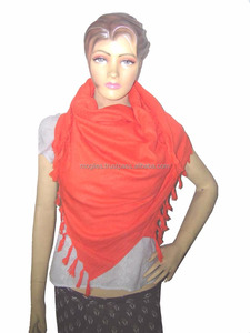 2022 <b>Women's</b> <b>Red</b> Shemagh Arab ScarfJacquard Style Tactical Palestinian Keffiyeh Cover for Spring - Product Image 3