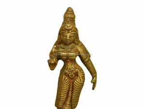 Laxmi-latón indio hecho a mano, bronce Multicolor - Product Image 4